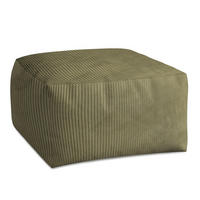 SITZSACK COMFORT Dark Olive - Olivgrün/Grün, Textil (70/40/70cm) - Dreamroots