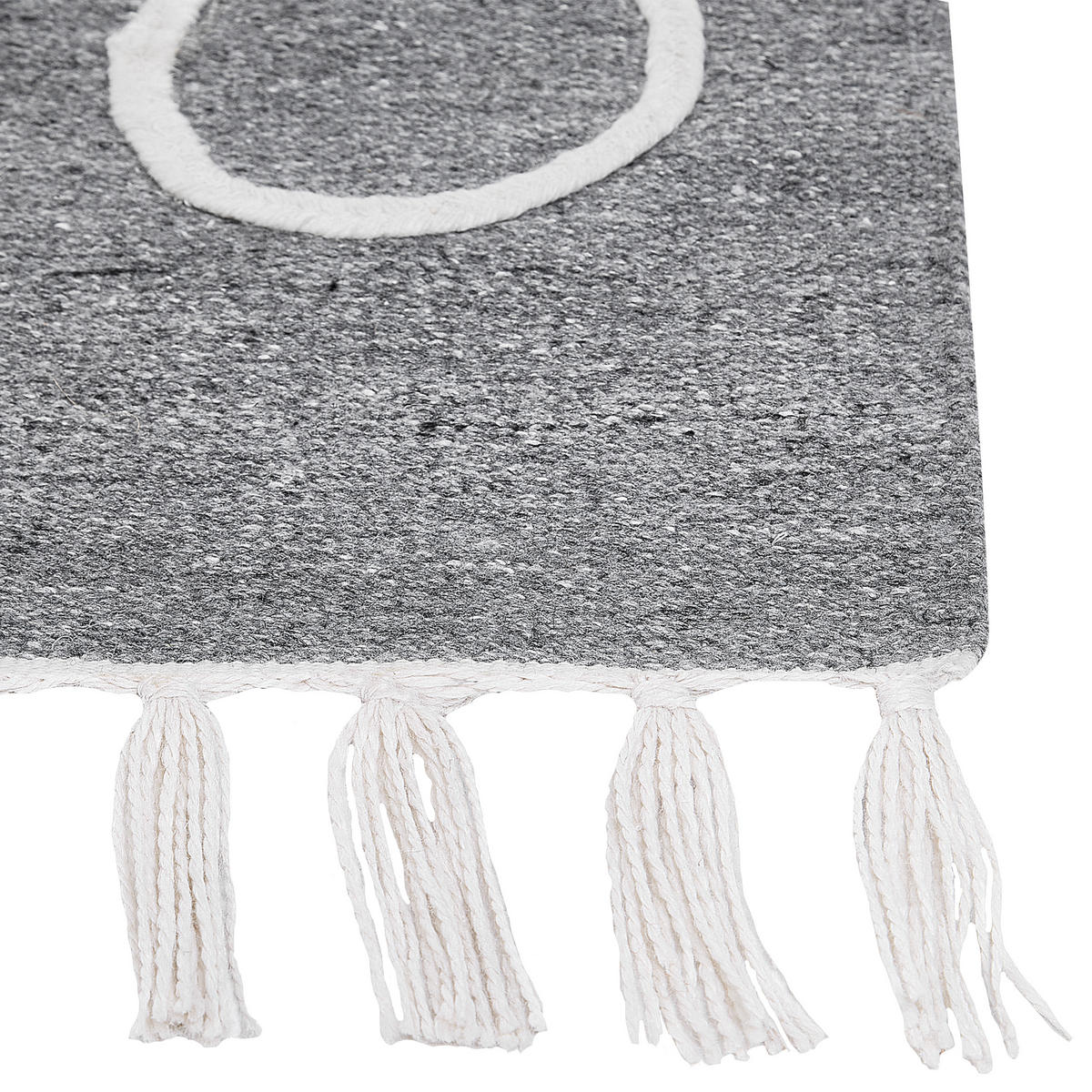 OUTDOOR-TEPPICH Yavu 200/140 cm - Grau, Kunststoff (140/200cm) - Beliani