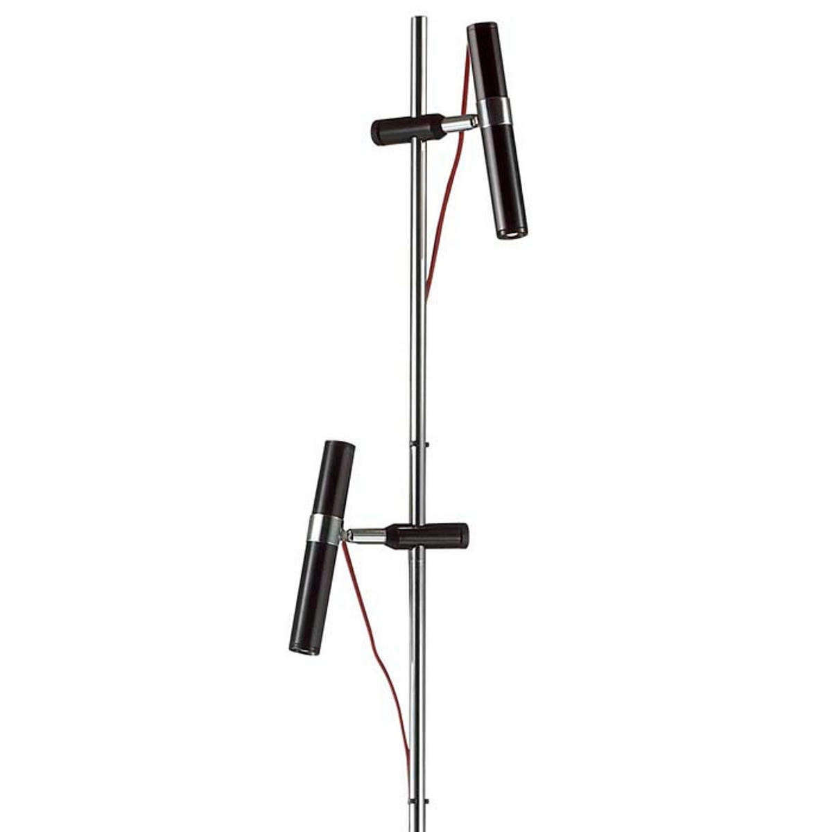 LEUCHTE VIPER FL Schwarz Chrom 6 W - Schwarz, Metall (26/26/151cm) - Rendl