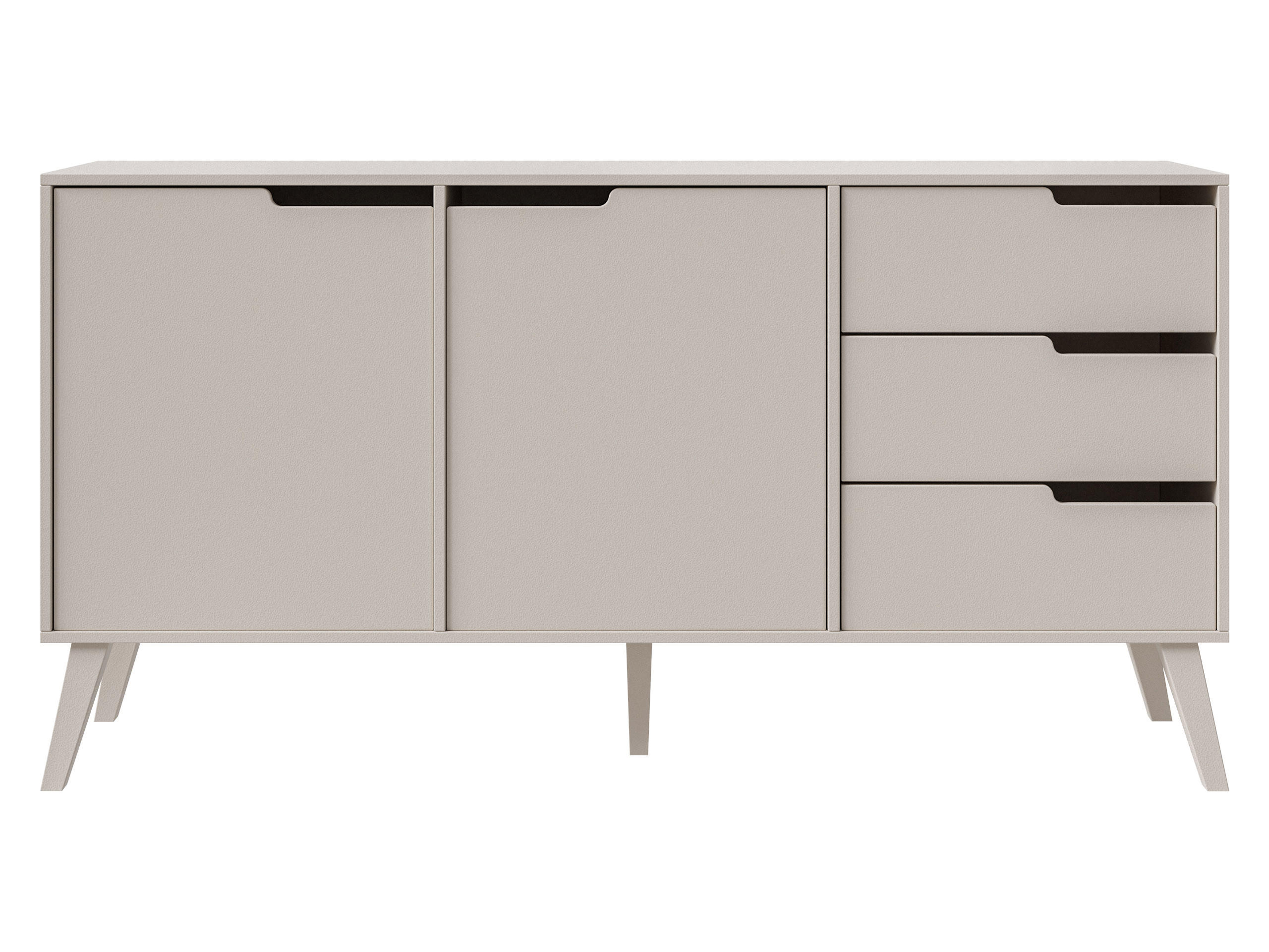 SIDEBOARD Nordelo 2D3S - Kaschmir, Holz/Holzwerkstoff (160/80/40cm) - MIRJAN24