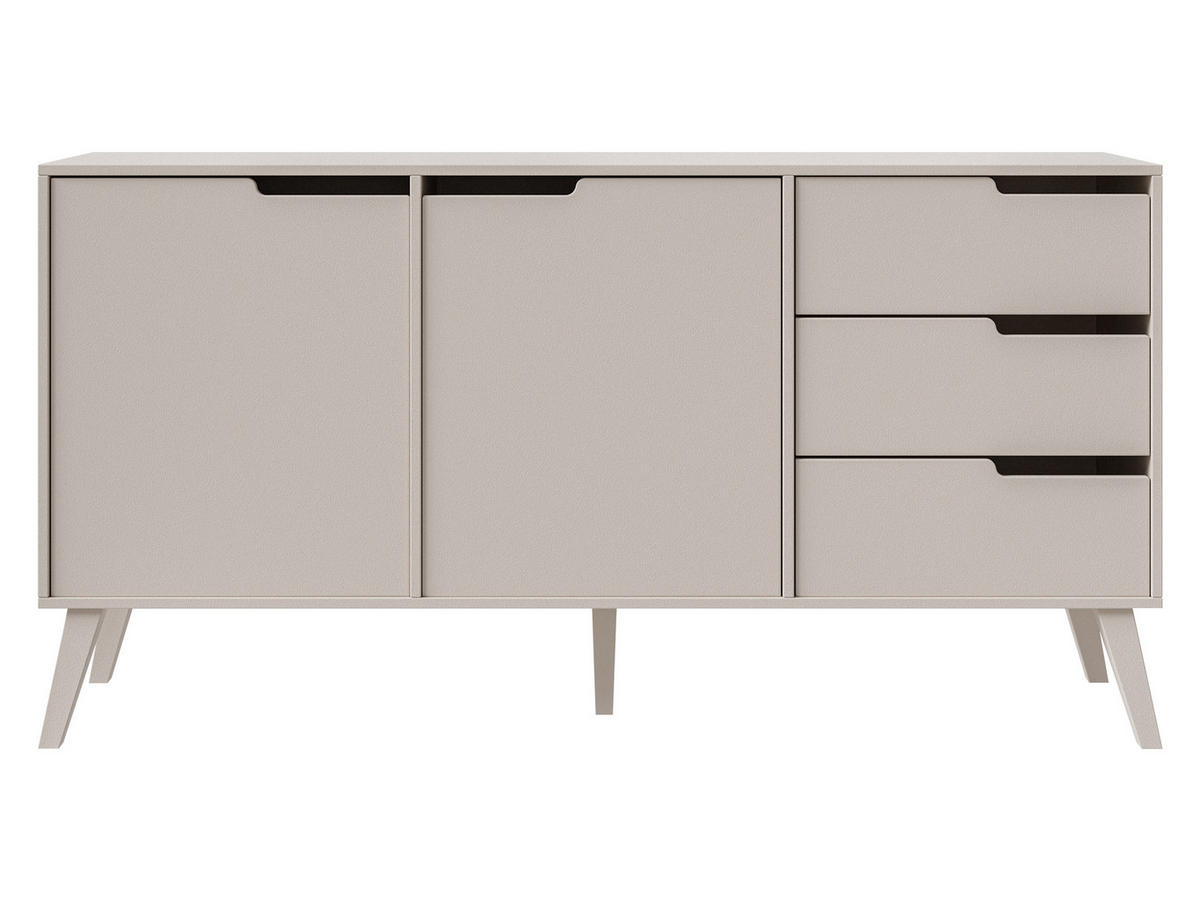 SIDEBOARD Nordelo 2D3S - Kaschmir, Holz/Holzwerkstoff (160/80/40cm) - MIRJAN24