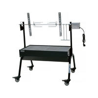 HOLZKOHLENGRILL senator Schwarz - Schwarz, Metall (69/96/106cm) - Habitat Garten