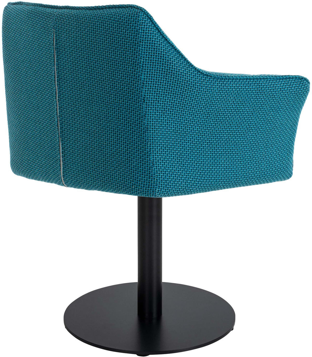 SESSEL Stoff türkis - Türkis/Schwarz, Textil/Metall (64/75/48cm) - CLP