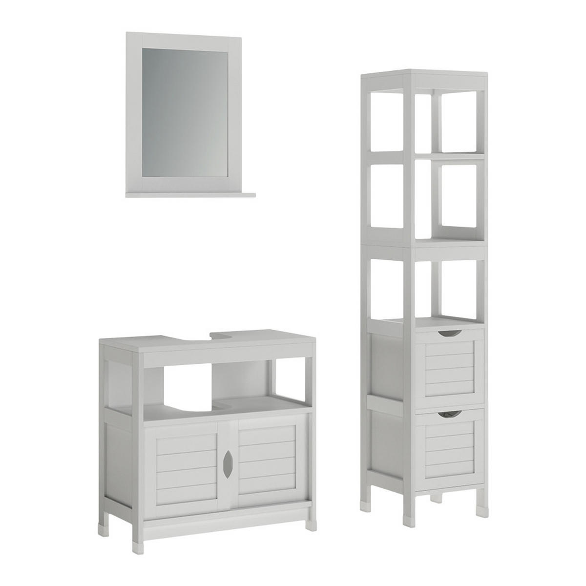 KOUPELNOVÝ NÁBYTEK Vilda Bílá - bílá, kompozitní dřevo (60/60/30cm) - Vicco