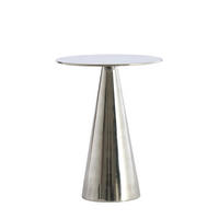 BEISTELLTISCH Leova Grau Ø39/51 cm - Grau, Metall (39/39/51cm) - Light & Living