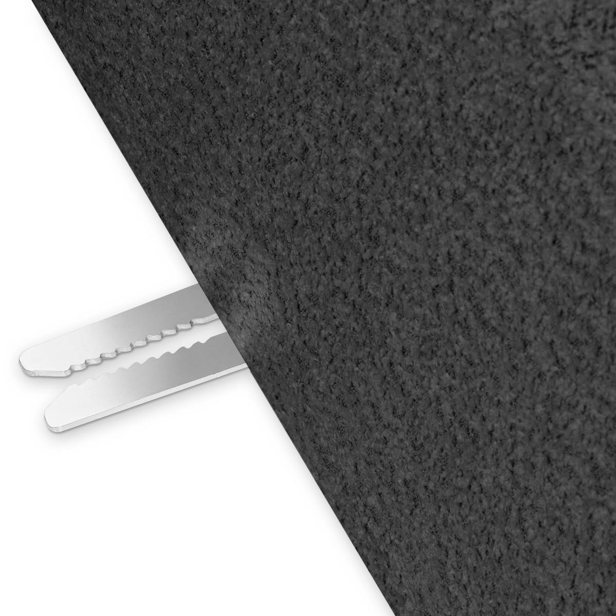 ECKSOFA LINKS BUFFO, Dunkelgrau - Dunkelgrau, Holz/Holzwerkstoff (225/176cm) - KONSIMO®