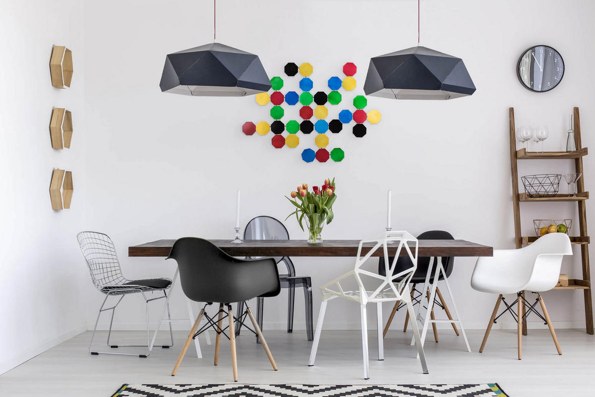WANDDEKO Bunt 102/76 cm - Multicolor, Metall (4.17/76/4cm) - KUNSTLOFT