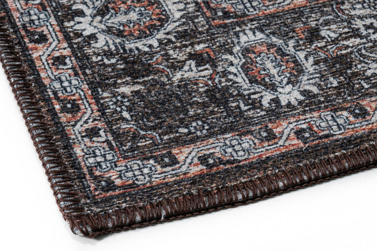 TEPPICH RITZ Dunkelgrau 120/170 cm - Dunkelgrau, Textil (120/170cm) - Tapiso