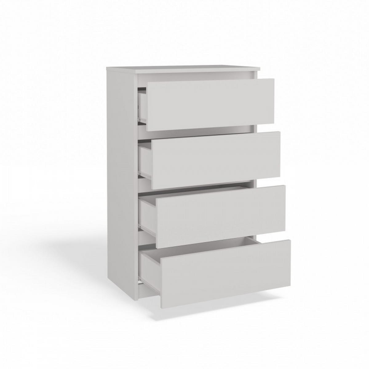 KOMMODE Weiß 70/97/40 - Weiß, Holzwerkstoff (70/97/40cm) - RAUMHIRSCH FURNITURE