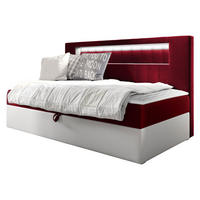BOXBETT Gold Junior 2 - Rot/Weiß, Holz (90/200cm) - MIRJAN24