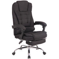 BÜROSTUHL Onix, Stoff Schwarz - Schwarz, Textil/Metall (67/125/68cm) - TPFLiving