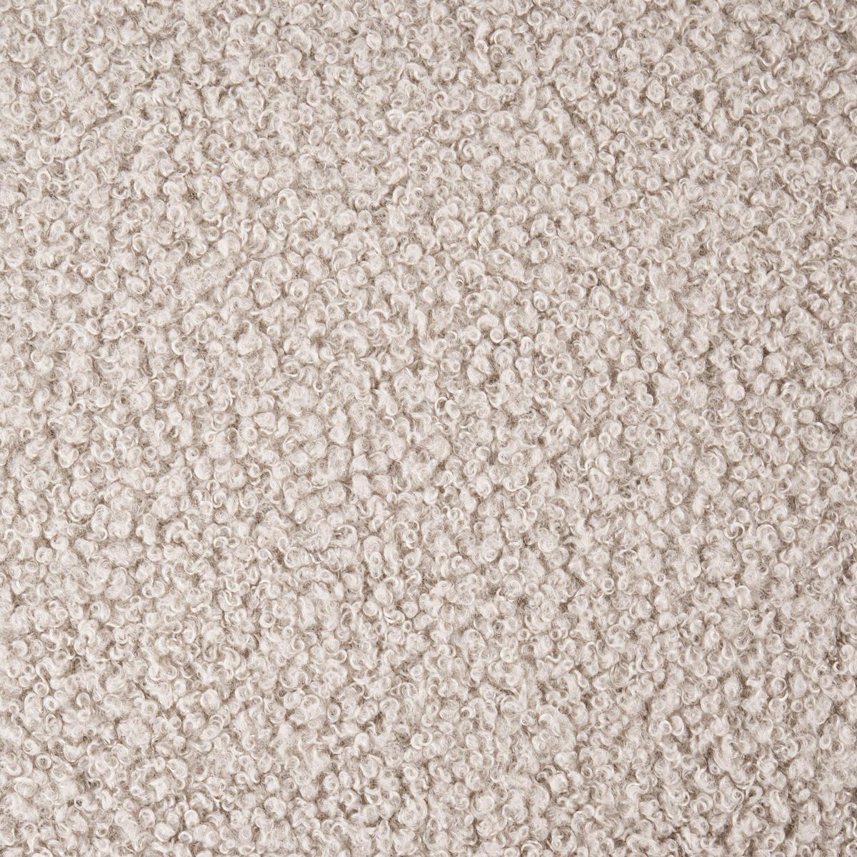 OTTOMANE Bouclé Beige Salla - Beige/Schwarz, Textil (96/43/78cm) - Beliani