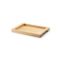 TABLETT, Gummibaumholz, 45 x 29.5 x 4.3 cm - Braun, Holz (29.5/4.3/45cm) - Continenta
