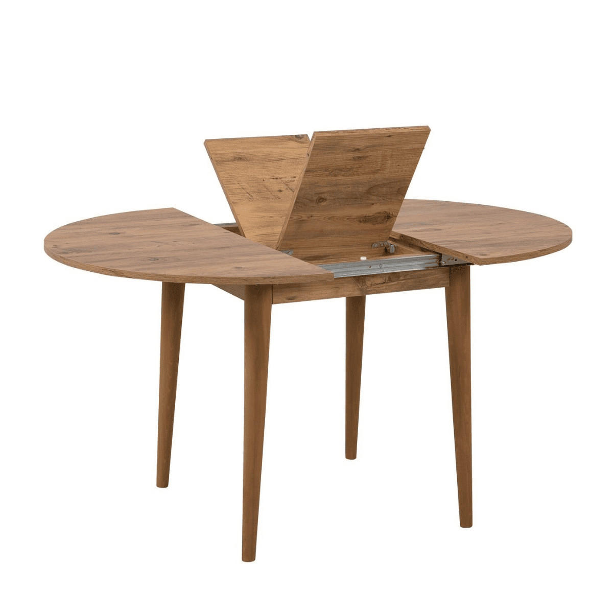 TISCH mit Massivholzbeinen - vina 100/100/75 cm - Beige, Holzwerkstoff (100/100/75cm) - Calicosy