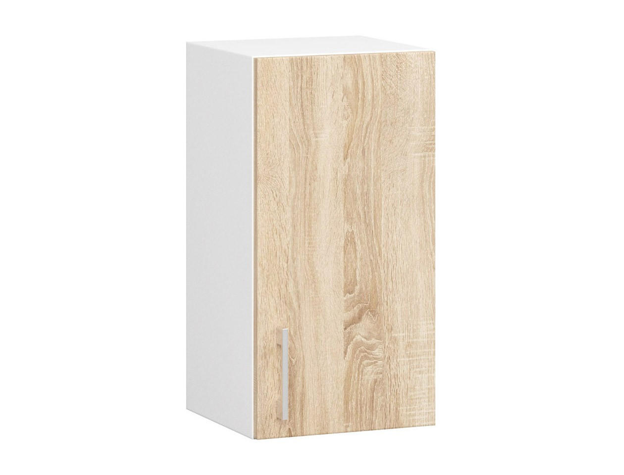 Akord Küchenschrank Weiß, Sonoma Eiche 30x58x30.5 cm