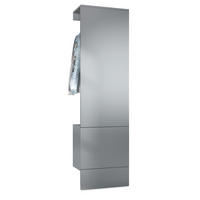 GARDEROBE Carlton Paneel in Graphit Seidenmatt - Graphitfarben, Holzwerkstoff (52/193/35cm) - Vladon