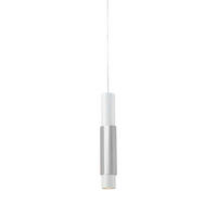 HÄNGELAMPE Crutch Weiß - Alufarben/Weiß, Metall (5.8/5.8/40cm) - s.luce