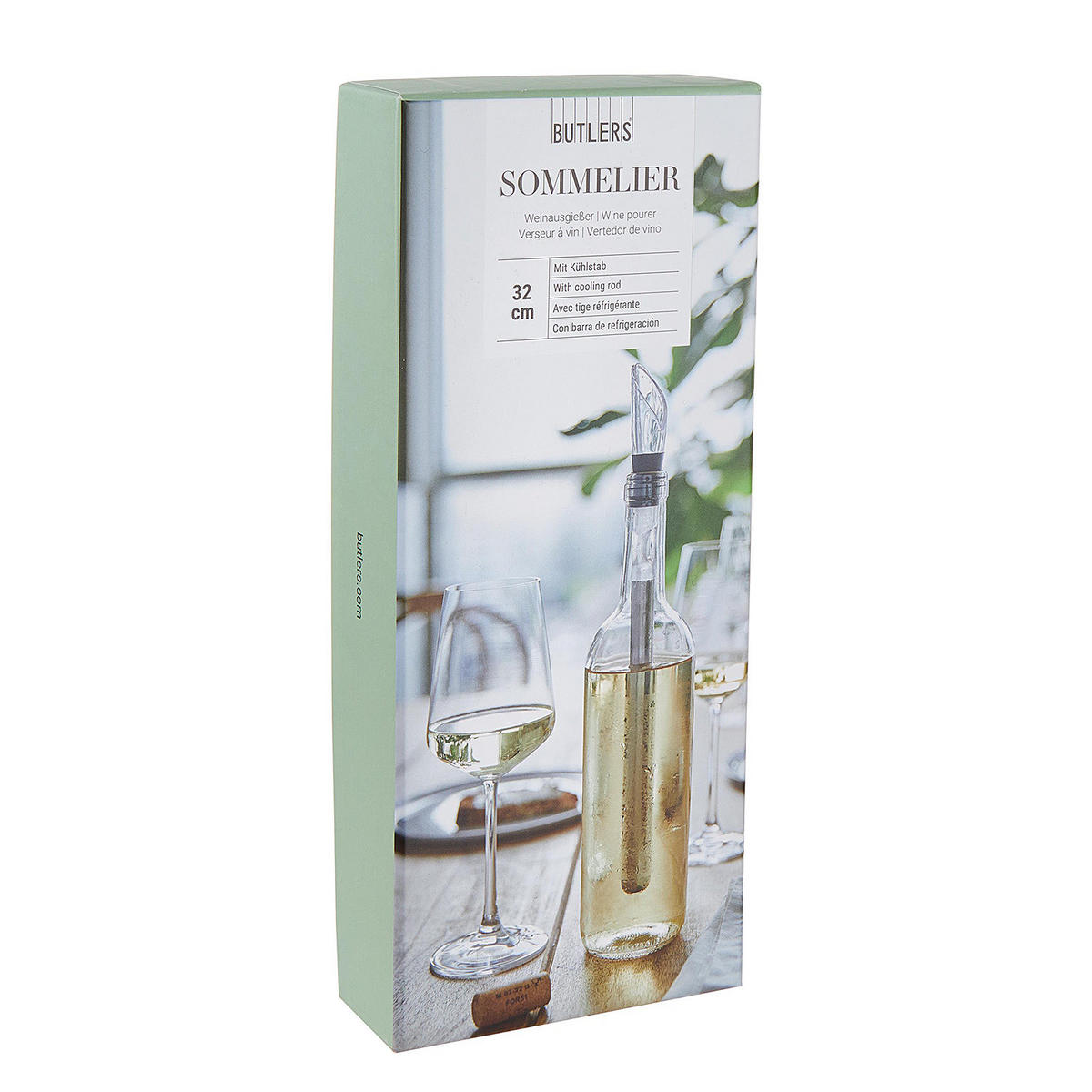 WEINAUSGIESSER Sommelier - Silberfarben, Metall (2.5/2.5/2.5cm) - Butlers