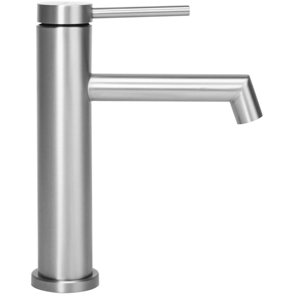 WASCHBECKENARMATUR Rea Foss Nickel Brush Low - Nickelfarben, Metall (4/20.5/16cm) - REA