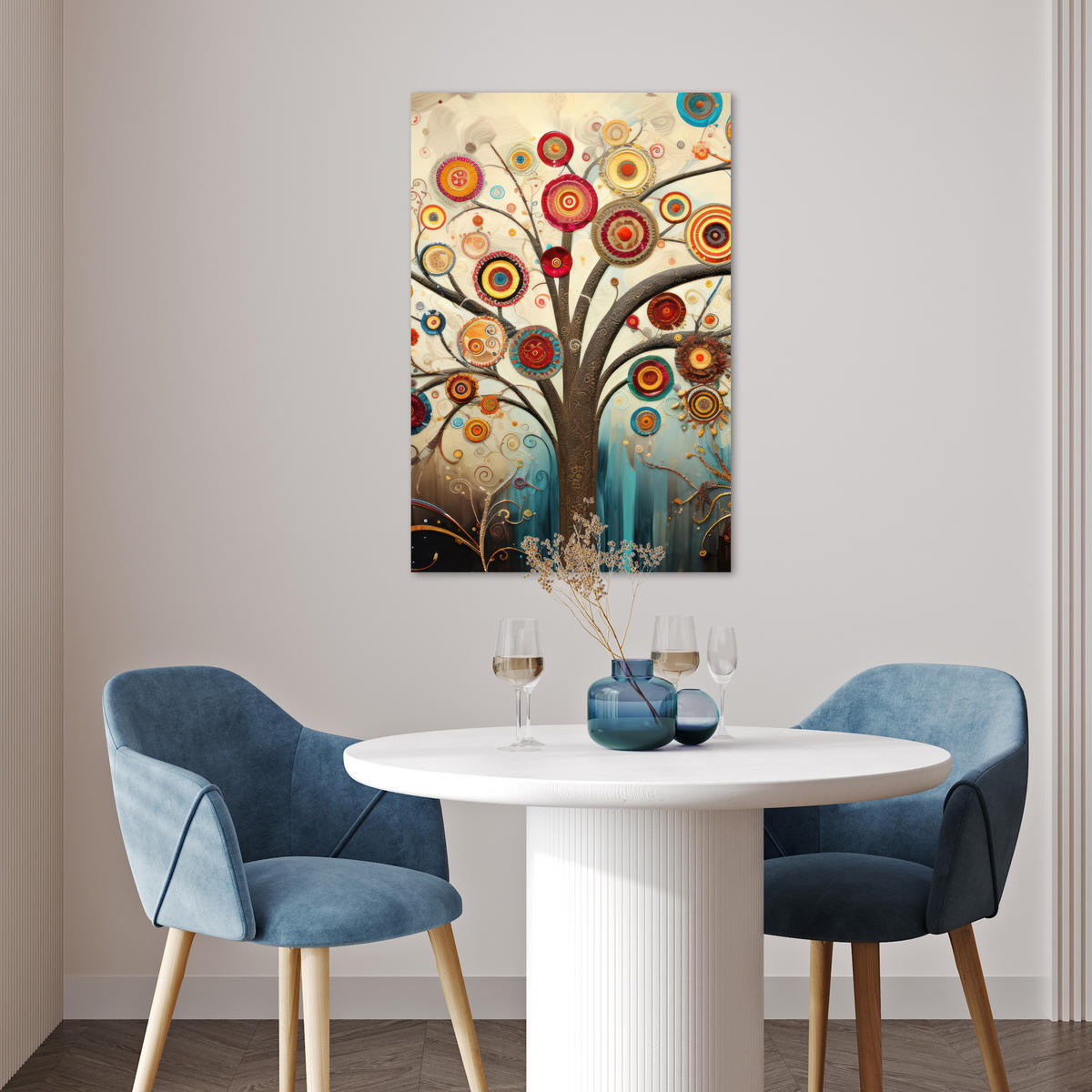 POSTER Baum - Baum des Lebens - Farbe 40x60 cm - Braun, Papier (40/60/0.1cm) - MuchoWow