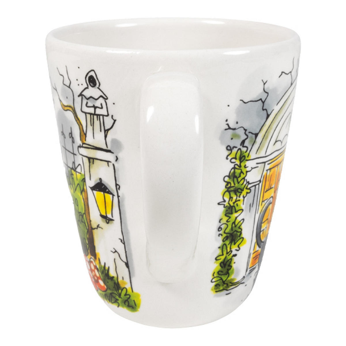 BECHER Danse Macabre in Bunt - 350 ml - Multicolor, Keramik (0.35L) - Blond Amsterdam