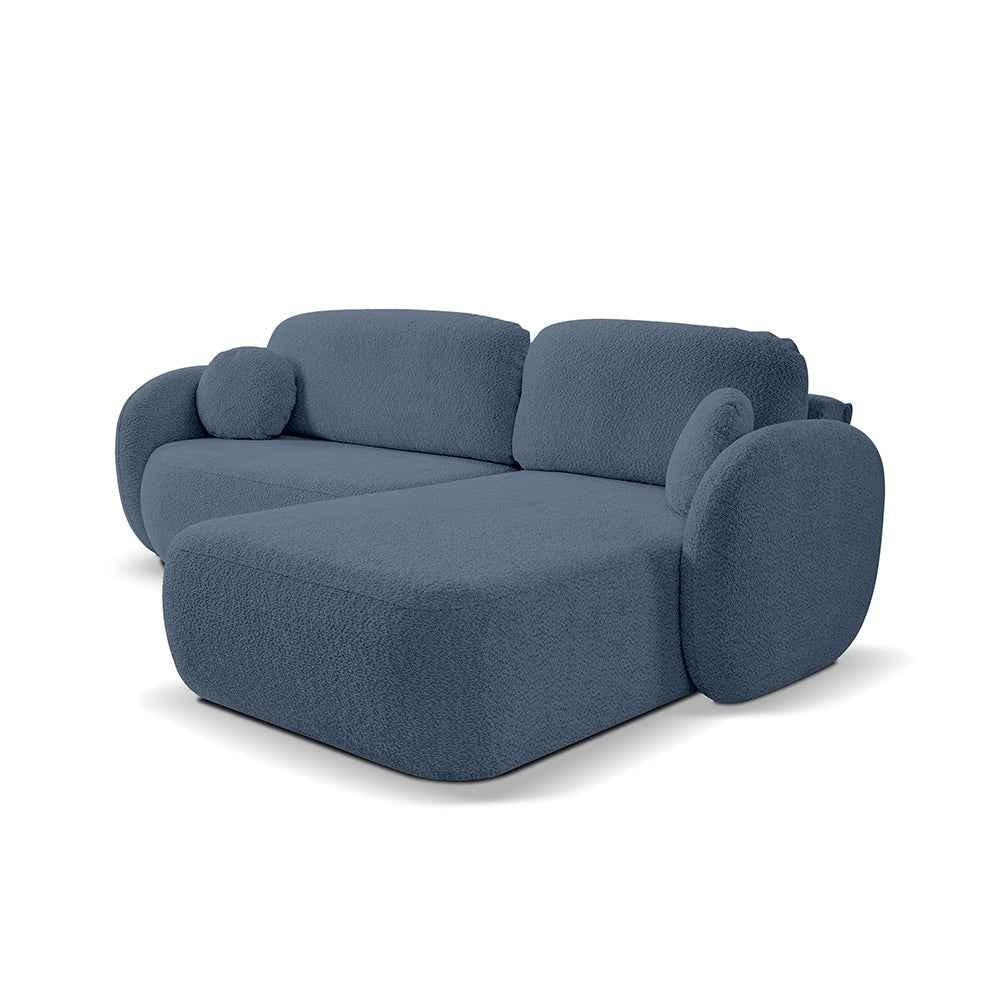 Pillovely Ecksofa Mehrfarbig 248x86.5x174 cm