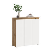 UNIVERSALSCHRANK SCARPA (B/H/T: ca. 105/111/37 cm) in Evoke Oak Nachbildung/weiß - Eichefarben, Holzwerkstoff (105/111/37cm)
