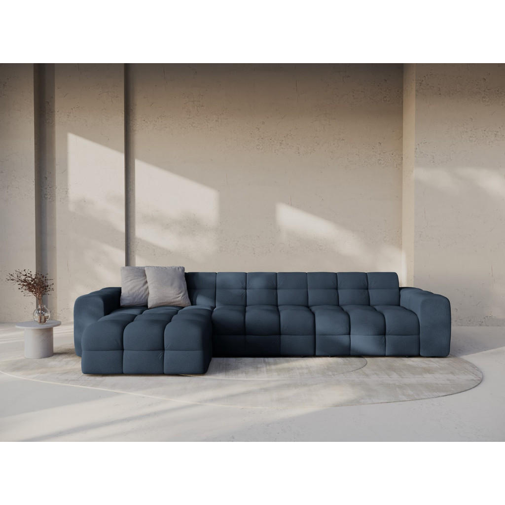 Thumbnail - Micadoni Ecksofa, Blau, Textil, 5-Sitzer, L-Form, 357x173 cm, Hergestellt in Europa, Wohnzimmer, Sofas & Couches, Wohnla...