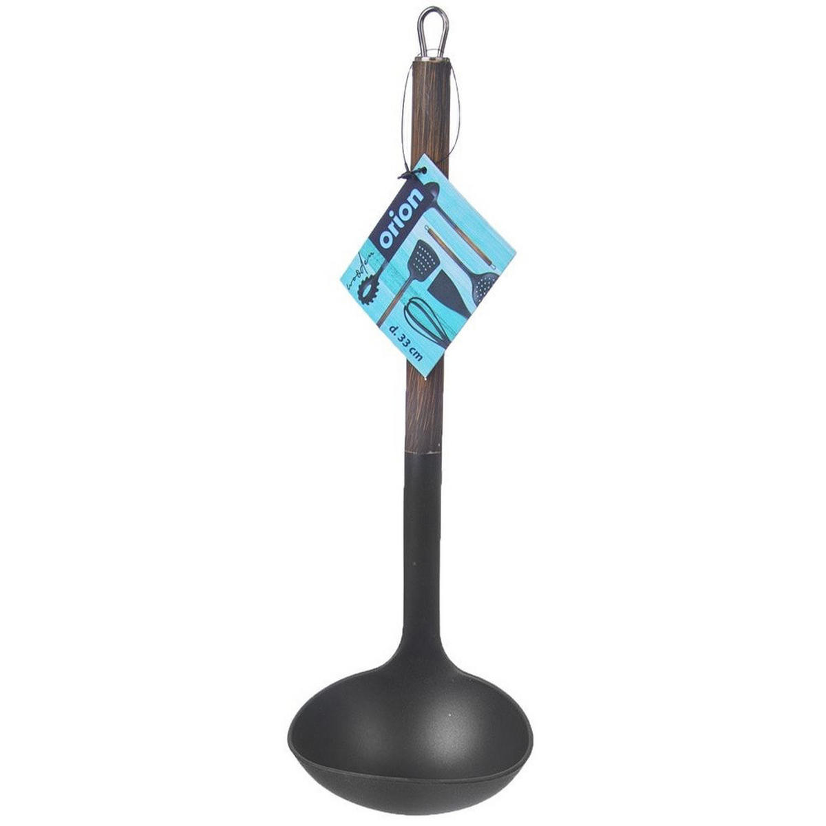 SCHÖPFKELLE AUS THERMOPLAST UND METALL 130 ml 33 cm - Braun, Kunststoff (33cm) - Orion 