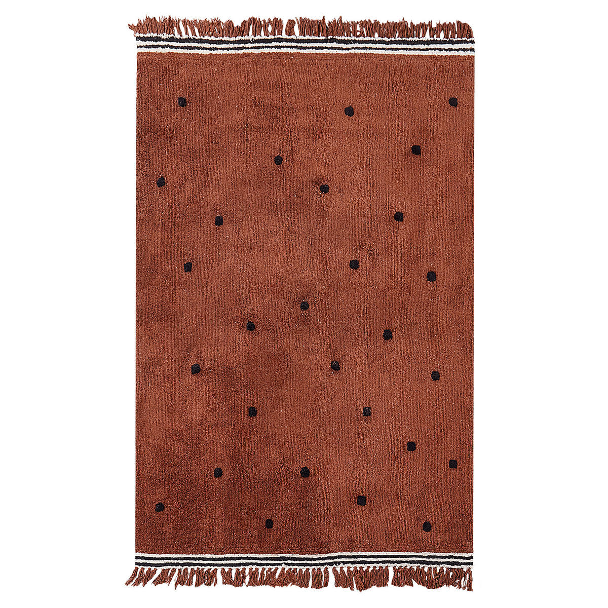 KINDERTEPPICH Laza 200/140 cm - Braun, Textil (140/200cm) - Beliani