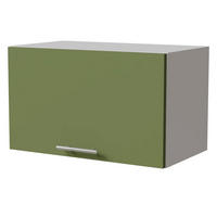 KLAPPHÄNGESCHRANK Brerra W4B/60 Weiß / RAL 6025 farngrün Matt 60 / 32,5 / 36cm mit Blum Avenots Klappenbeschlag - Weiß/Grün, Holz/Holzwerkstoff (60/36/32.5cm) - Feldmann-Wohnen