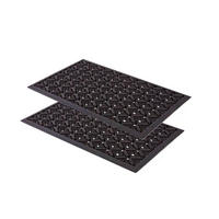 ROHOŽKA do exteriéru DYNAMIC 2ER SET - tmavosivá, textil (40/60cm) - Astra