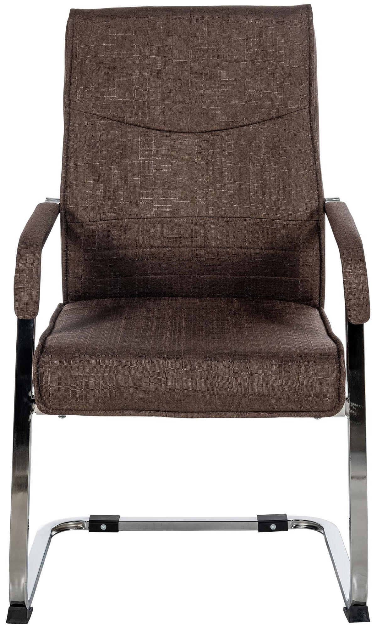 SCHWINGSTUHL Stoff Braun - Braun, Textil/Metall (55/88/60cm) - CLP