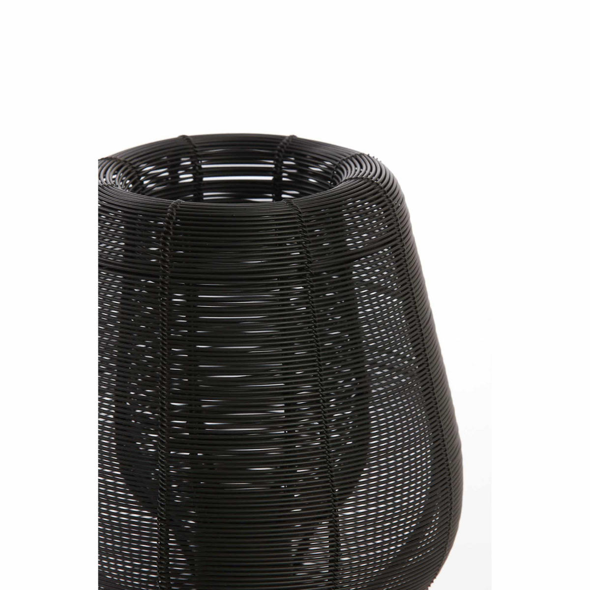 TISCHLAMPE ABOSO Schwarz 18/18/42 cm - Schwarz, Metall (18/18/42cm) - Light & Living