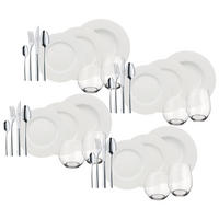 STARTER-SET Wonderful World weiß 36-tlg. - Weiß, Glas/Keramik (2/2/2cm) - Villeroy & Boch