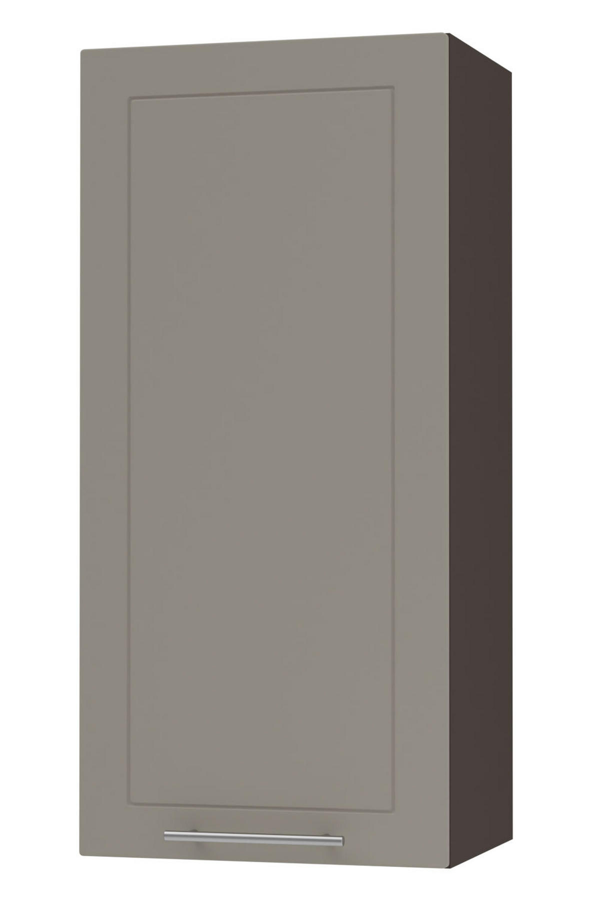 KÜCHENHÄNGESCHRANK Kvantum W4/45 Beige Matt / Lava Matt 45 / 32,5 / 96cm - Dunkelgrau/Beige, Holz/Holzwerkstoff (45/96/32.5cm) - Feldmann-Wohnen