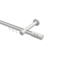 INNENLAUF-GARDINENSTANGEN-SET Prestige Zoena 140 cm, 1-läufig, 20 mm Ø Weiß - Weiß, Metall (140cm) - INTERDECO