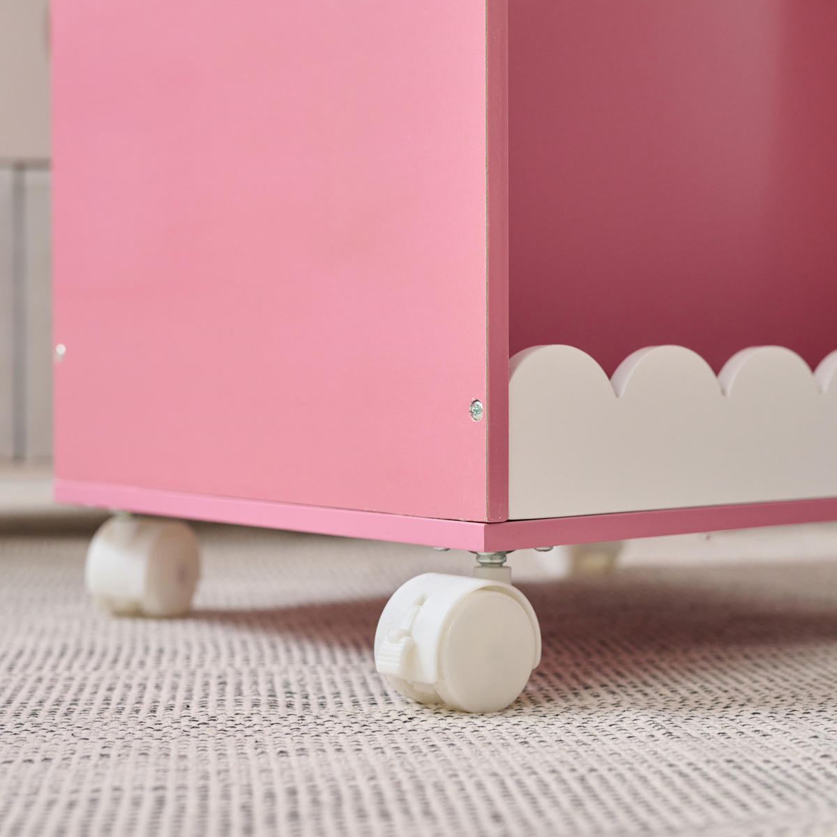 KINDERKUCHE 3-teilige modulare Holz, 89cm, Rosa - Pink, Holzwerkstoff (142/28/89cm) - Teamson Kids