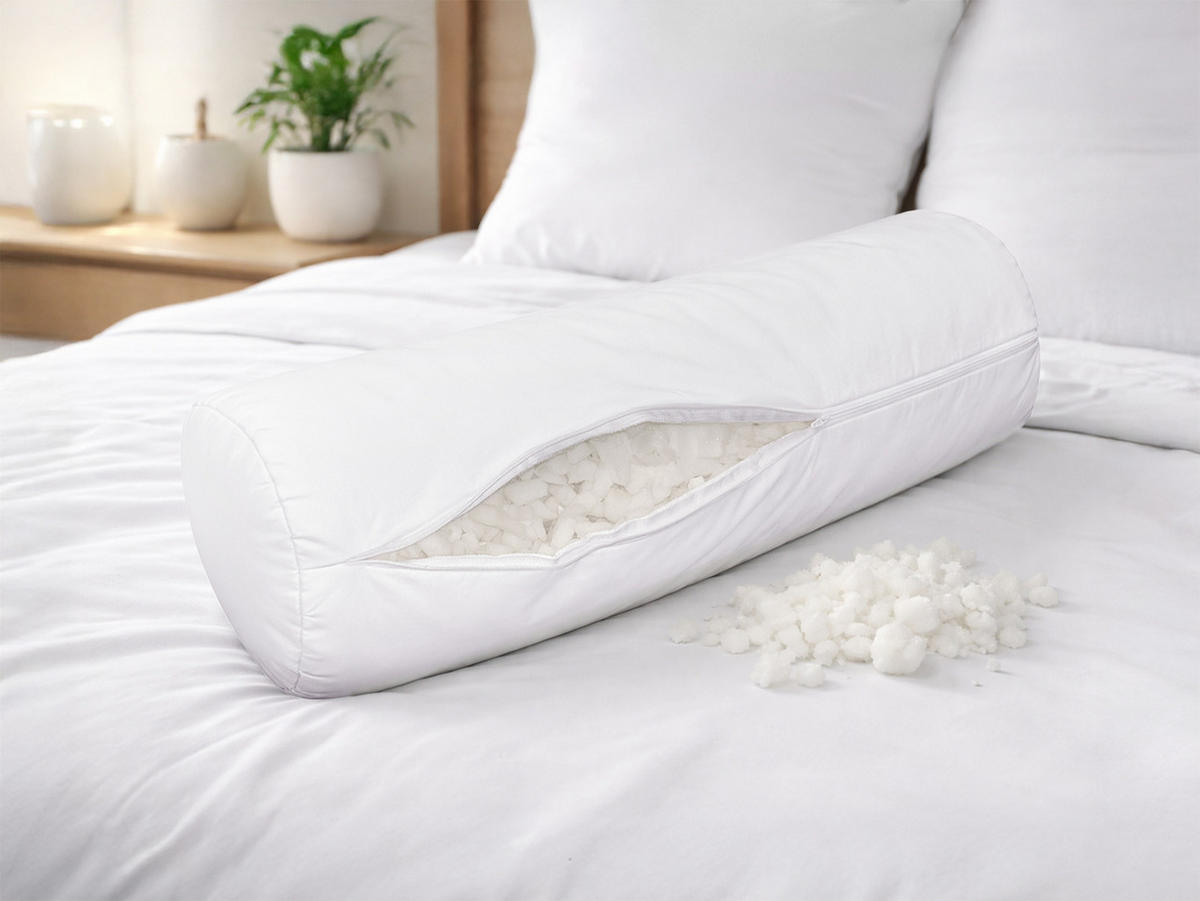 AUFFÜLLFOCKEN PublikUp Schaumstoffflocken ca. 200 g - Weiß, Naturmaterialien/Textil (34/15cm) - beties Heimtextil