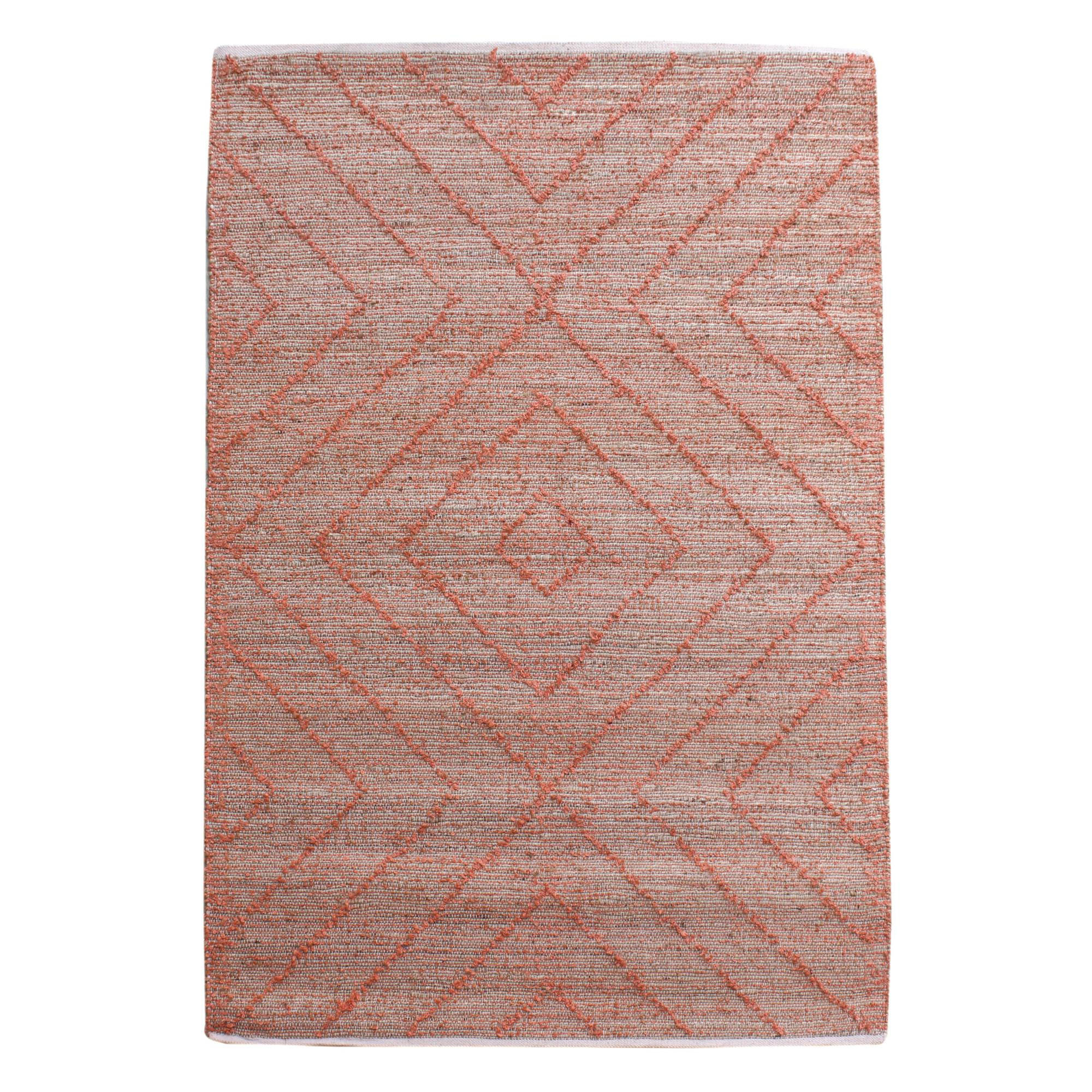 TEPPICH Worgan terra 160 x 230 cm - Rosa, Textil (160/230cm) - The Rug Republic