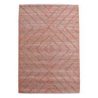 TEPPICH Worgan terra 160 x 230 cm - Rosa, Textil (160/230cm) - The Rug Republic