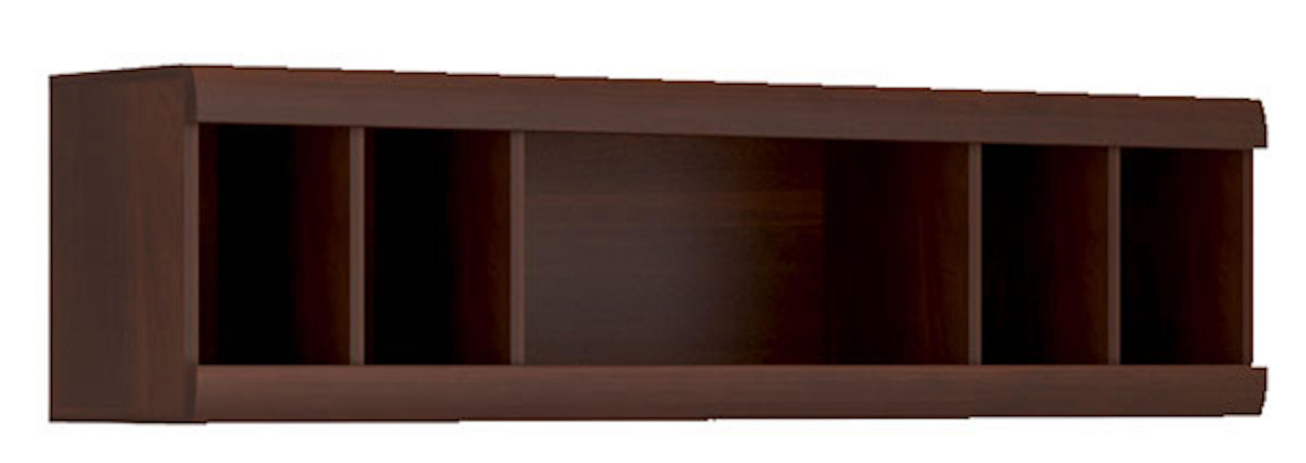 WANDREGAL Imperial Nussbaum Imperial 140 / 29,5 / 36 cm - Braun, Holz/Holzwerkstoff (140/36/30cm) - Feldmann-Wohnen