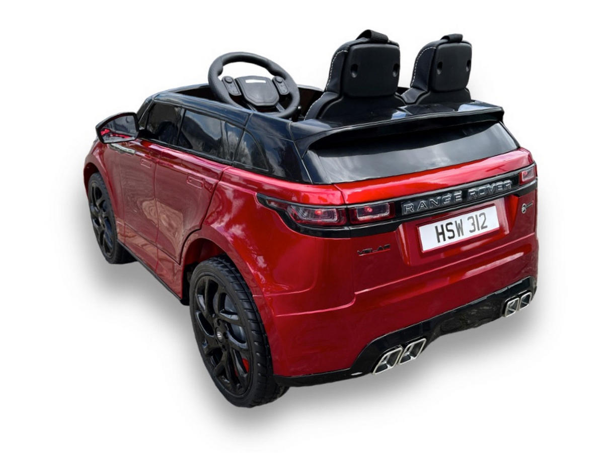 KINDER ELEKTROAUTO Range Rover Velar Rot - Rot, Kunststoff (108/66/52cm) - TPFLiving
