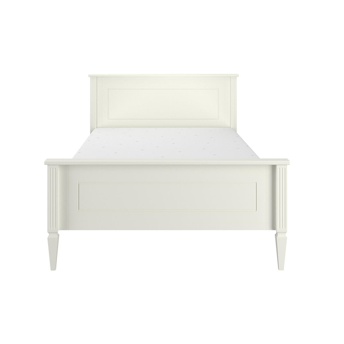 POSTEL 120/200 Ines Bílá - bílá, kompozitní dřevo (120/200cm) - Petits-meubles