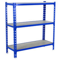 SCHWERLASTREGAL Baby Muli HxBxT 90 x 110 x 30 cm 3 Fachböden Fachlast 200 kg Grau - Grau, Metall (110/90/30cm) - PROREGAL