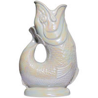 KARAFFE mit „Gluck-Gluck“-Geräusch 27,5/17/9,5 cm - Perlmutt, Keramik (1.2L) - Gluckigluck