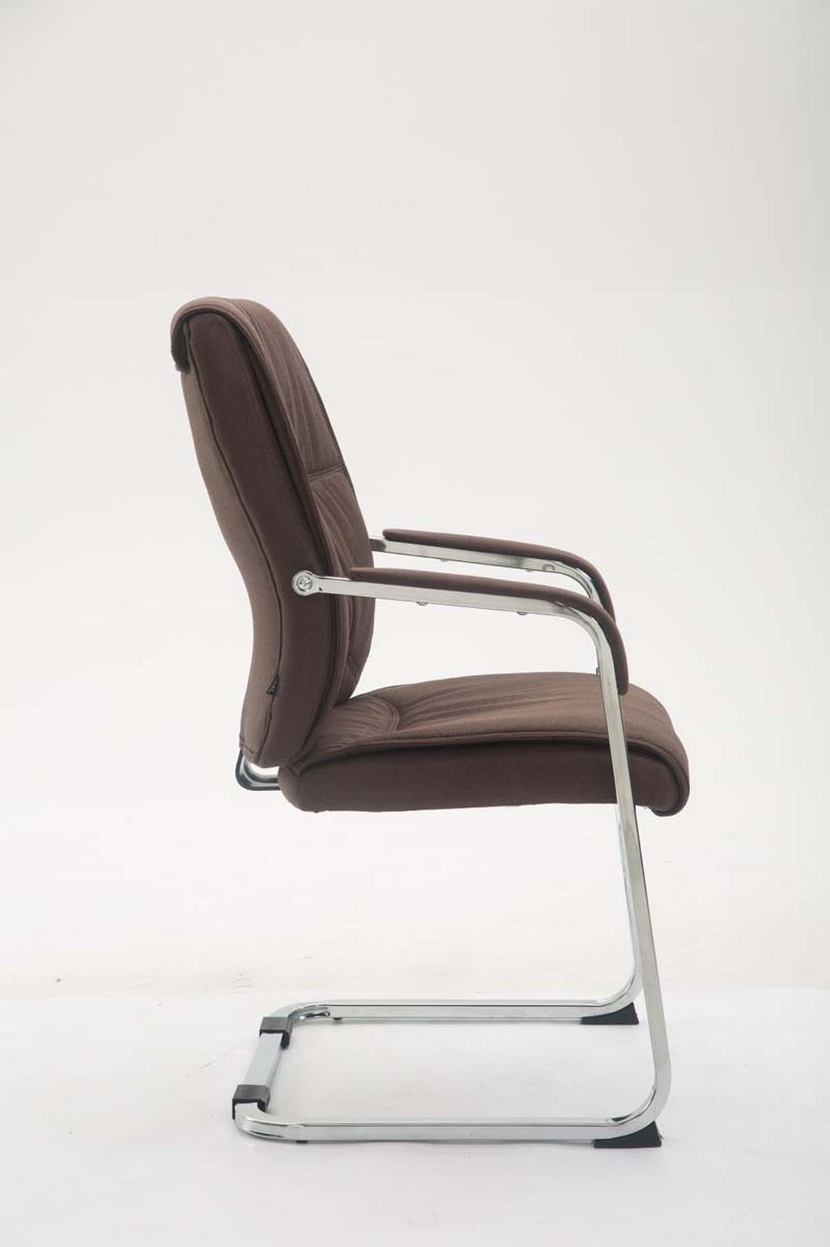 SCHWINGSTUHL Stoff braun - Braun, Textil/Metall (58/102/65cm) - CLP