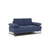 SOFA LORI 2-Sitzer, blau - Blau/Schwarz, Holzwerkstoff/Textil (185/87/96cm) - Courtois Laville