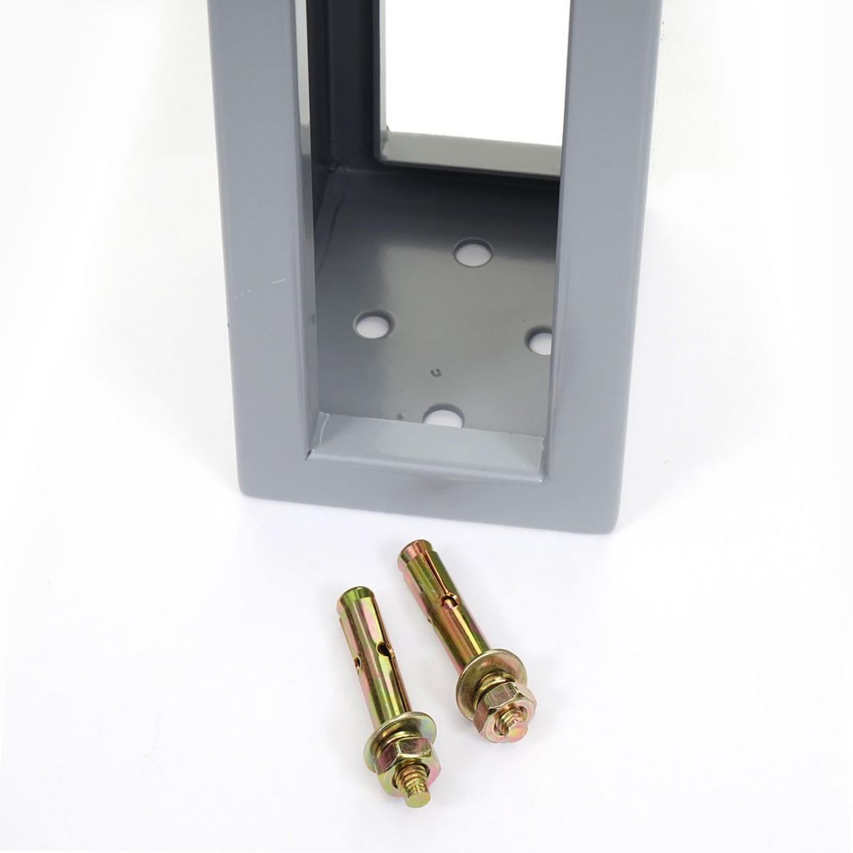 FAHRRADBÜGEL 87x10x13cm verzinkter Stahl Outdoor-pulverbeschichtet Grau - Grau, Metall (10/87/13cm) - PROREGAL