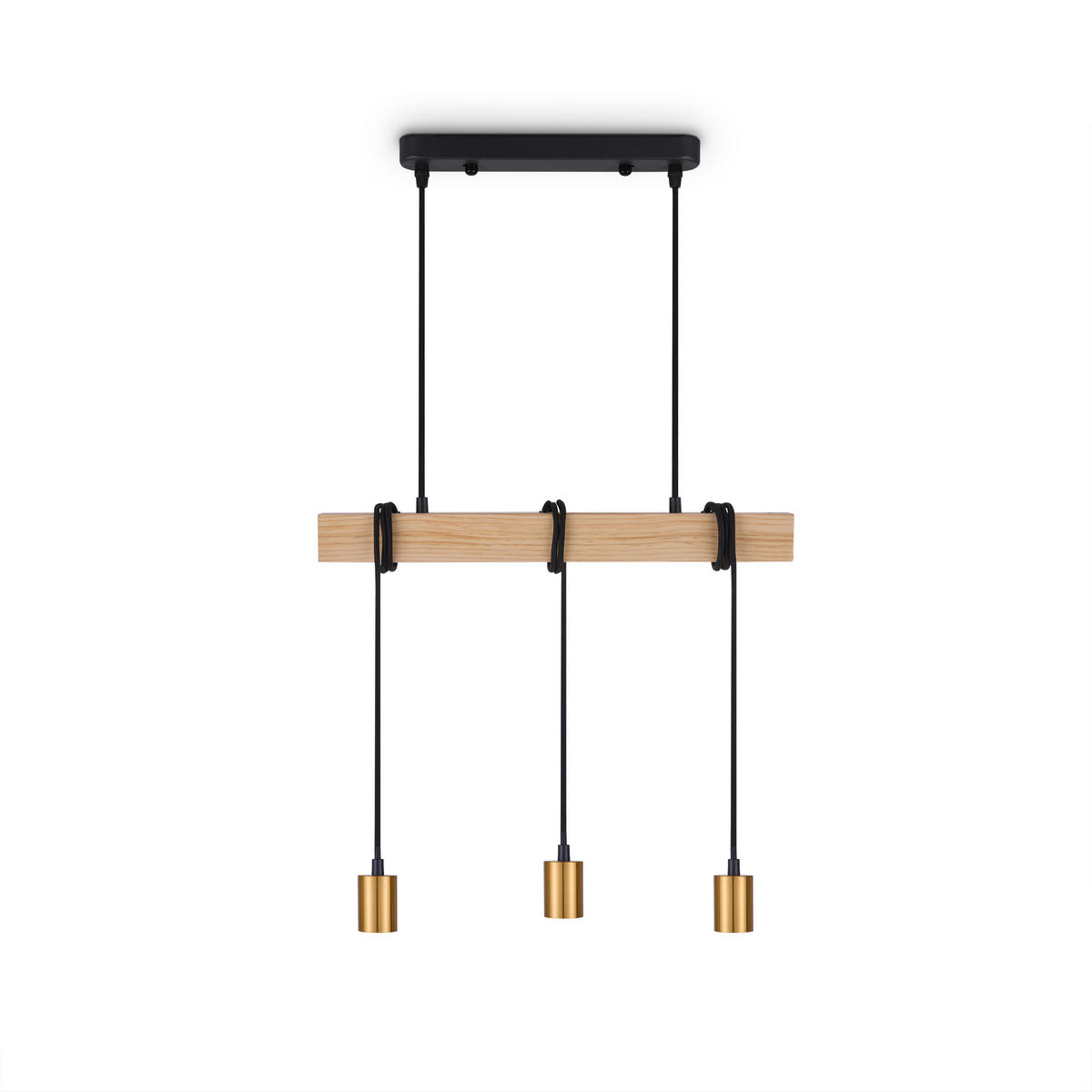 PENDELLEUCHTE Sina - Messingfarben/Bronzefarben, Metall (48/6/5cm) - Paco Home